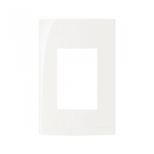 Placa 4X2 - 3 Seções Branco Sleek Margirius