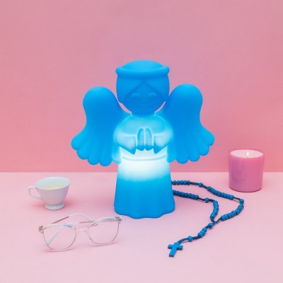 Luminária Anjo da Guarda Azul