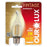 Lâmpada Vintage SUPERLED Vela Chama E27 2W Bivolt 2400K OUROLUX
