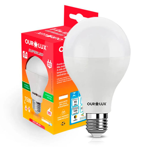 Lâmpada Ourolux LED 15W 6500K Bivolt