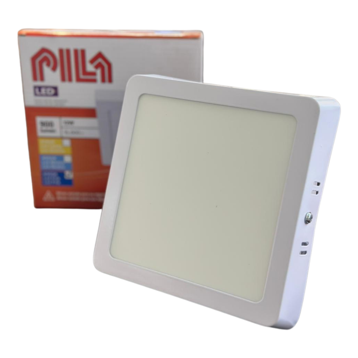 Painel de Led Pila Sobrepor Quadrado 12W 6500K Bivolt