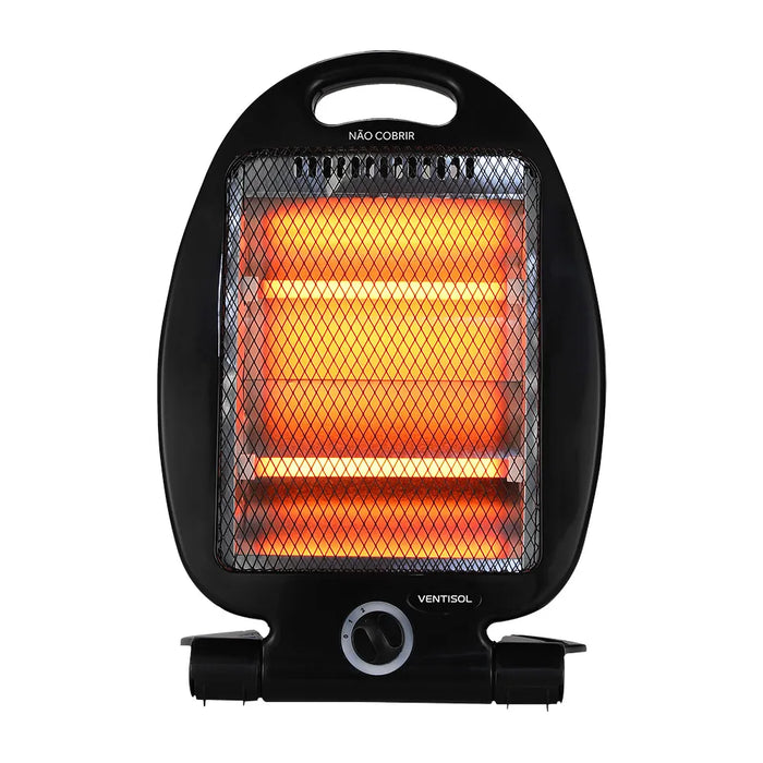 Aquecedor De Ambiente Elétrico Quartzo Ventisol 127v Preto