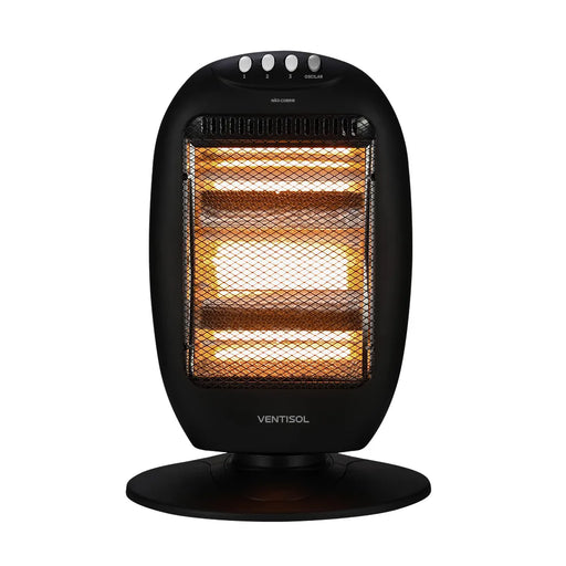 Aquecedor Halógeno Oscilante Ventisol AH02I 127v Preto
