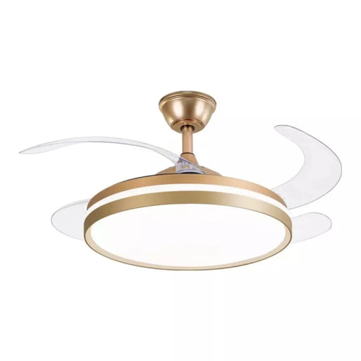 Ventilador Isis Dourado 500mm 1070mm 30W c/controle