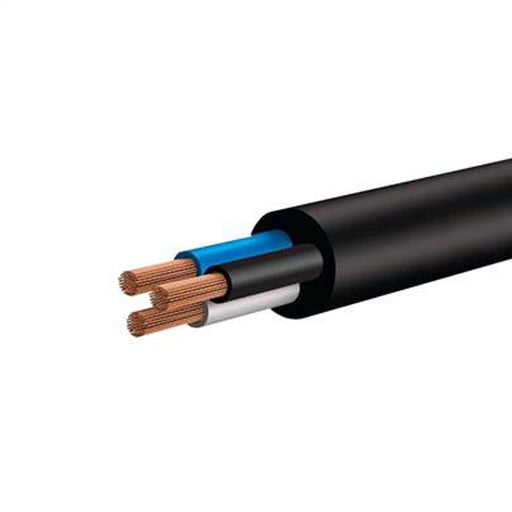 Cabo PP Flex 3X6,00mm 1KV Preto Corfio