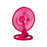 Ventilador de Mesa 50CM Grade Plástica Bivolt Rosa Colors Venti-Delta 170W