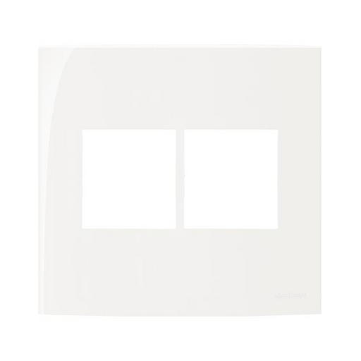 Placa 4x4 2+2 seção Separadas Branco Sleek Margirius